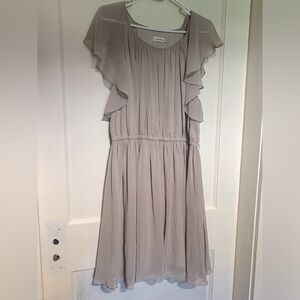 Calvin Klein Flowy Ruffle Dress Size 16